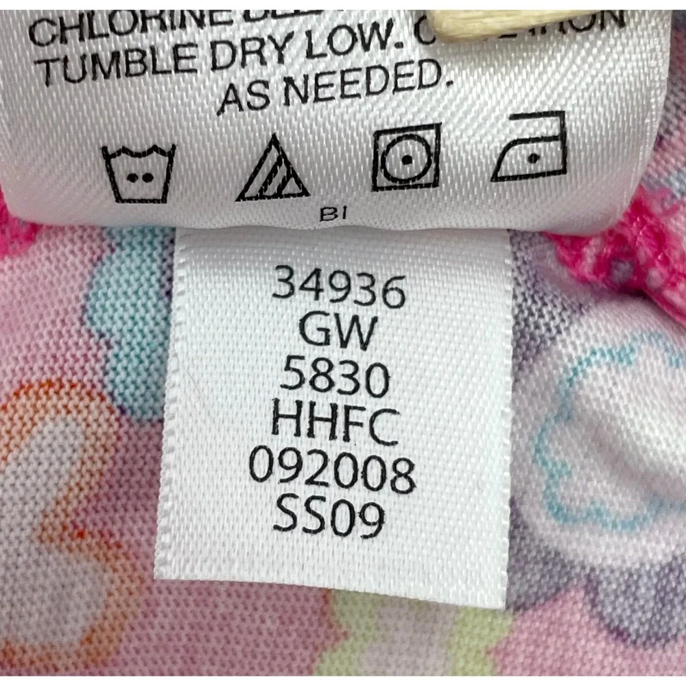 Hanna Andersson Girl 140 US 10 Pink Sleeveless Floral Summer Dress 34936